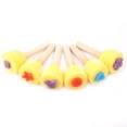 thumbnail image 4 of 6 pinceles de esponja con mango de madera para niños, herramienta educativa para pintar y hacer tú mismo., 4 of 9