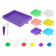 thumbnail image 3 of Rongfmy Diamond Paint Tray Holder 5D Storage Organizer DIY Rhinestone Plate Tray DIY Art, 3 of 9