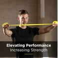 thumbnail image 2 of THERABAND Resistance Bands, 5 FT, Yellow, Thin Thickness, 3 LBS Resistance, Level 2, 2 of 9