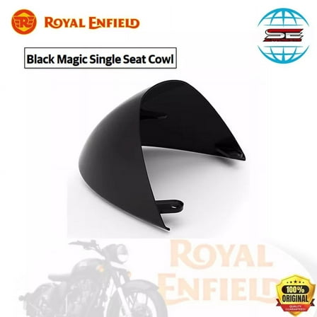 Genuine Black Magic Single Seat Cowl for Royal Enfield Continental GT 650
