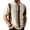 #01 Coffee 【Mix & Match: Choose Your Favorites】, variant on Men's Knit Striped Short Sleeve Shirt, Breathable Casual Button Down Top, Acrylic Zip Front Lapel Collar Summer Shirt for Daily Work Beach Vacation | Zenithor,Green 2XL