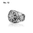 thumbnail image 4 of Qarigey Anillo de hombre de acero inoxidable portátil decorativo antiguo de moda antioxidante reemplazo fiestas anillos de banquete joyería Ropa, zapatos y accesorios Miscelánea Talla 12 Qarigey AP015422-06, 4 of 6