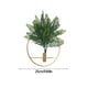 thumbnail image 3 of Xihbxyly Decoración de Pared con Plantas, Aro Colgante de Metal Dorado, Vegetación Artificial Realista, Decoración Versátil para El Hogar o La Oficina, Bodas, Fiestas, Navidad, 30 X 30 Cm, 40 X 40 Cm, 3 of 7