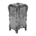 thumbnail image 4 of M Buder Vintage Rose Butterfly Cotton Pad Holder, Premium Translucent Grey Makeup Vanity Organizer Box Container for Cosmetic Storage (6.3 x 3.1 x 2.8 in / 16.0 x 8.0 x 7.0 cm), 4 of 4