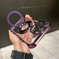 thumbnail image 4 of New Magnetic Suction Holder Mobile Phone Case For iPhone 11 12 13 14 15 Pro Max Plus, 4 of 5