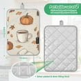thumbnail image 6 of Yayeee Pot Holders Kitchen Heat Resistant with Pocket 7"x9.8" Cotton Oven Cooking Hot Pads, Fall Pumpkin Pattern, 6 of 7