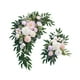 thumbnail image 5 of Arco de boda con flores artificiales, guirnalda floral, flores de seda estilo granja, arco de boda Rosa, 5 of 9
