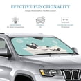 thumbnail image 4 of Bingfone French Bulldog Taking a Bath Car Windshield Sunshade,Sun Foldable Sun Shield Sun Visor for Car - Medium, 4 of 9