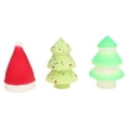 thumbnail image 1 of 3pcs Makeup Sponge Christmas Theme High Elasticity Breathable Liquid Cream Blending Sponge, 1 of 5