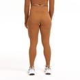 thumbnail image 4 of Leggings de entrenamiento para mujer: color liso, cintura elástica, poliéster, corte ajustado, pantalones deportivos informales de verano para correr/yoga, tallas S-M-L, 4 of 6