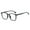 Black, variant on Unisex Blue Light Blocking Glasses Retro Large Frame Clear View Strong Hinge with Brim Eye Protection Clear Bluelight Glasses Spectacles Eyeglasses Eyewear