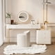 thumbnail image 3 of Vanity Mirror Dressing Table European Luxury Organizers Storage Dressing Table White Makeup Penteadeira Furniture Comfortable My Lux Decor Round, 3 of 9