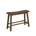 thumbnail image 2 of Boraam Sonoma Backless Wood Dining Bench - Chestnut Wire-Brush Finish, 2 of 9