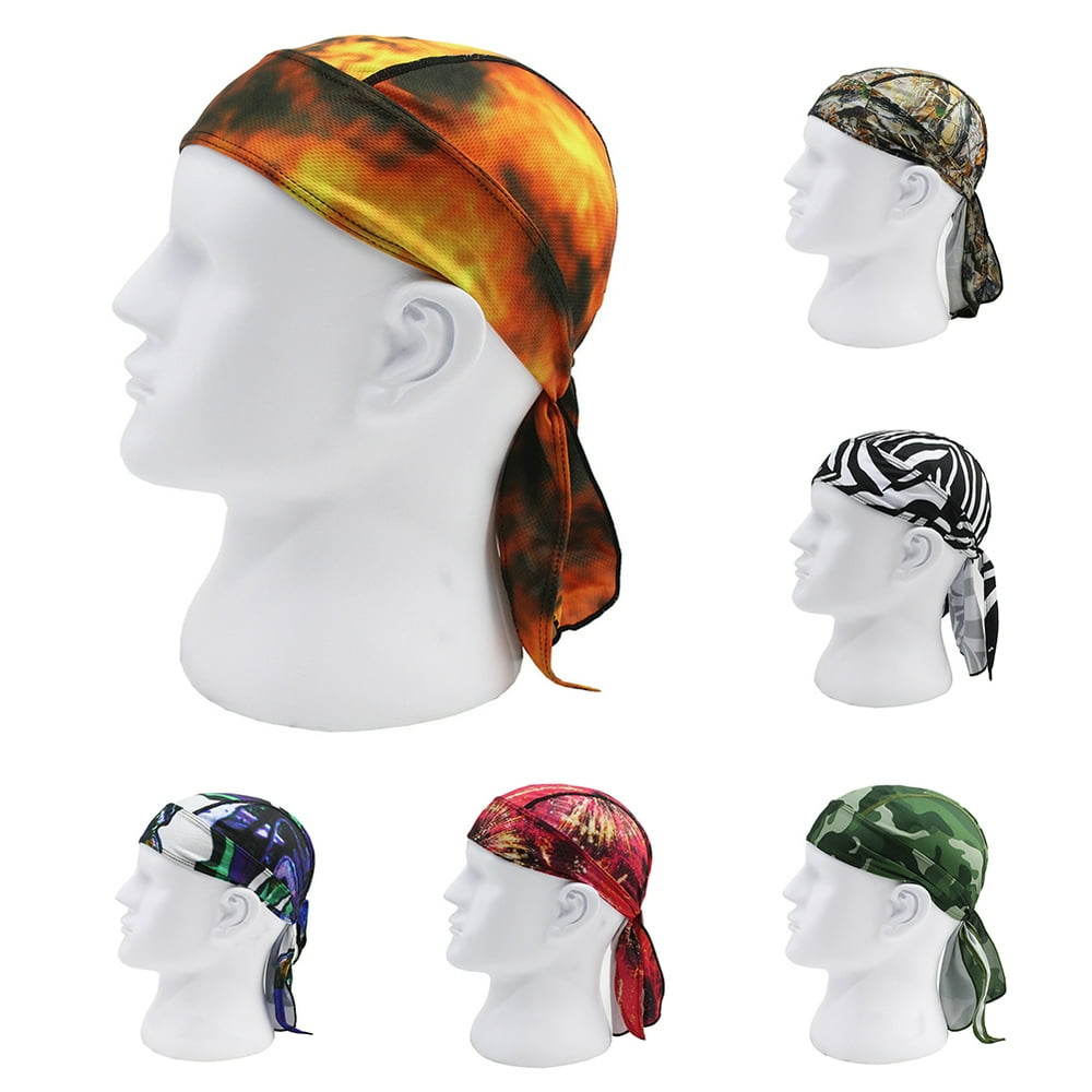 Windfall Men Cooling Helmet Liner - Do Rag/Dew Rag Skull Cap Beanie