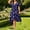 Dark Blue, variant on Peplum Woman Dress Polka Dot Dress Plus Size Dresses for Curvy Hawaiian Dress Pink Mid-Length V-Neck Short Sleeve Women's Casual Dresses XXXXL
