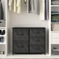 thumbnail image 4 of YINTATECH 5 Drawers Storage Tower , Fabric Dresser Organizer Unit for , Living Room, Closets, 4 of 9