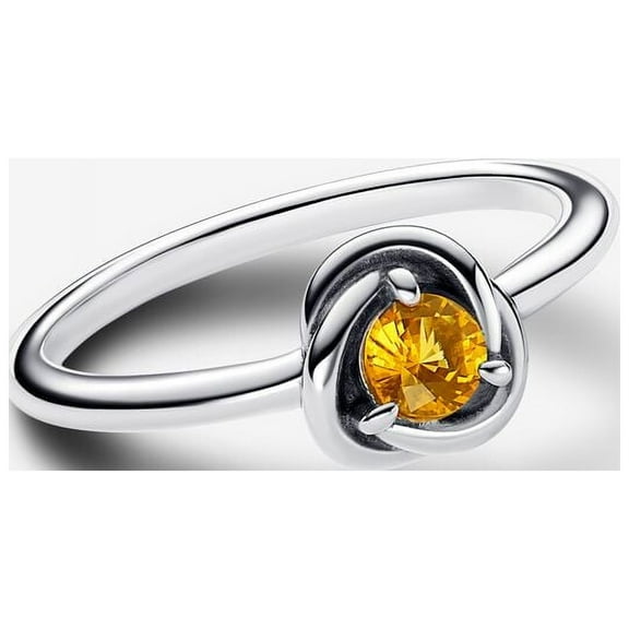 November Honey Eternity Circle Ring