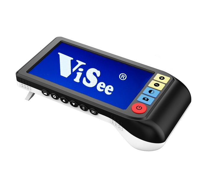 ViSee LVM570 Portable Video Magnifier Reading Aide for Low Vision with 5 Inch Monitor and 7