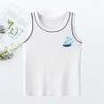 thumbnail image 2 of Cathalem Toddler Boys Tank Tops Toddler Baby Boys Cotton Sleeveless Tank Top Cartoon Animal Undershirts (White,3-4 Years), 2 of 3