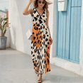 thumbnail image 5 of Leopard Print Pattern King Size Sleeveless Dress Dresses Summer Women Dresses Clothing Woman Dresses Dress, 5 of 6