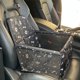 thumbnail image 3 of Billuyoard Evite saltar el asiento de coche para perros de tela de cuero impermeable de asiento de emergencia para seguridad Suministros para perros Huella negra, 3 of 6