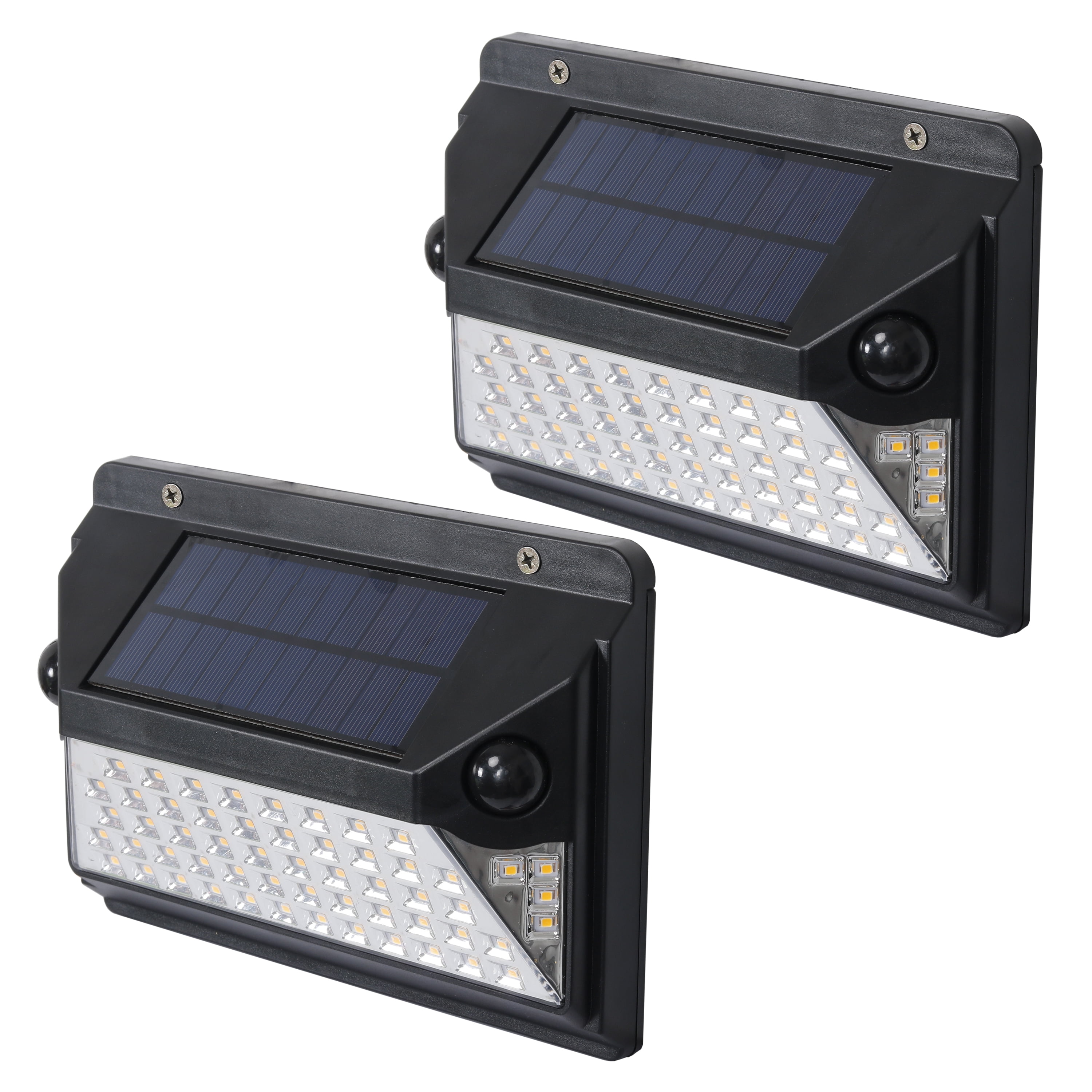 Outdoor solar motion detector lights