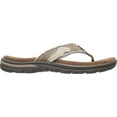 thumbnail image 7 of Skechers USA Men's Bosnia Flip-Flop,Brown,9 M US, 7 of 7
