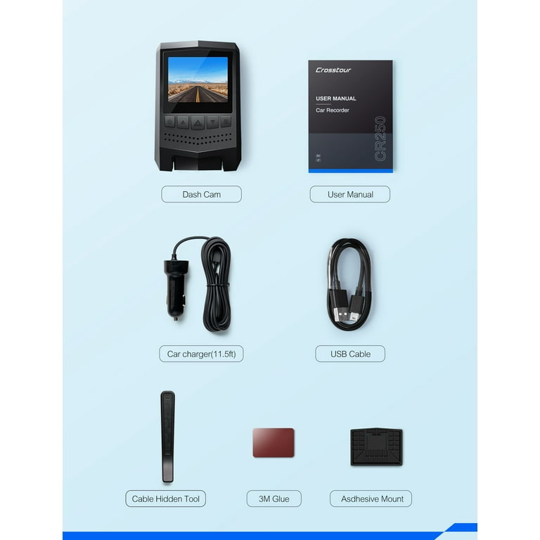 【新品未開封】Victure 1080P Full HD Victure 1080P FHD Dash Cam, 1.5