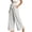 White01, variant on Karymi Pants for Women Bohemian Ruffle Elastic High Waist Tassel Drawstring Wide Leg Pants, Solid Crochet Lace Trim Hem Long Trousers with Side Pockets Women Clothing