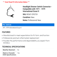 thumbnail image 2 of Headlight Dimmer Switch Connector - Compatible with 1971 - 1979 International Scout II 1972 1973 1974 1975 1976 1977 1978, 2 of 2