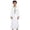 White-4, variant on Boys Muslim Thobe Long Sleeve Solid Color Arabic Abaya Thobe Eid Clothes
