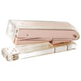 thumbnail image 1 of S SERENABLE Rose Gold/Gold Desktop Stapler Spring Powered Accessories Stapler for Student Teacher, 1 of 8