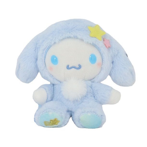 Llaveros de peluche Sanrio, accesorios de decoración del hogar, muñeca de algodón Pp, regalos para niñaPEACOCK BLUEabout 12cm Fivean Toy model