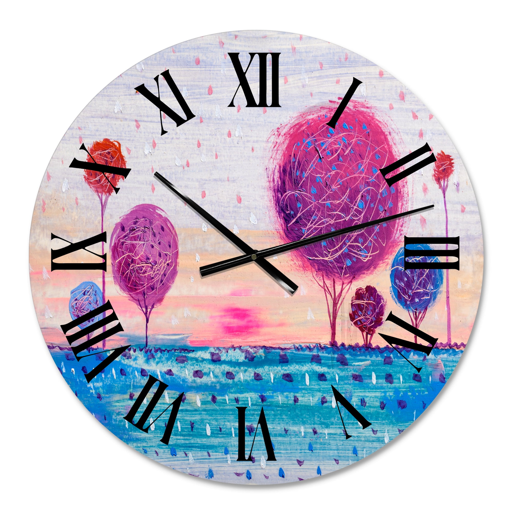 Designart 1 in Quartz Modern/Contemporary Wall Clock