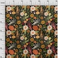 thumbnail image 2 of oneOone Cotton Jersey Black Fabric Skull Fabric For Sewing Printed Craft Fabric By The Yard 58 Inch Wide, 2 of 4