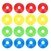 GARVALON 12Pcs Pe Football Training Equipment Spot Markers for Sports in Multiple Colors