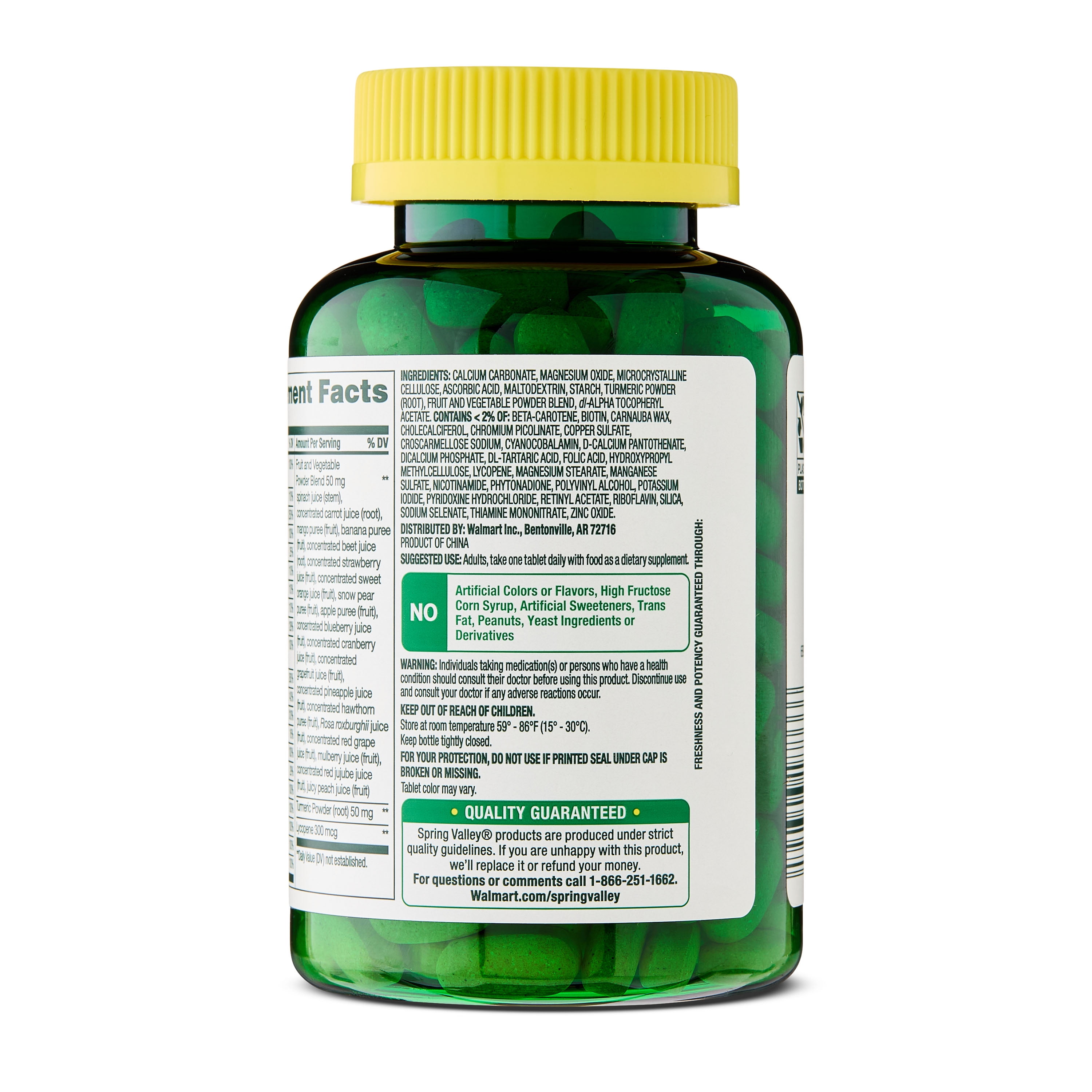 Spring Valley Men's Multi Tablets, 150 Count