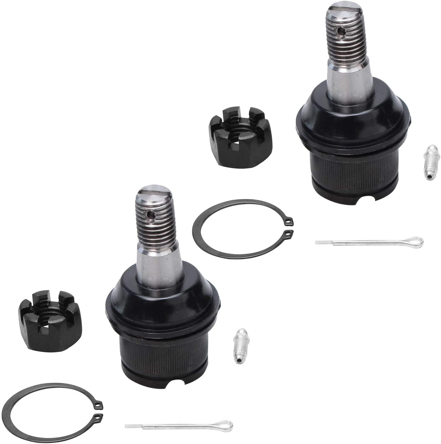 Detroit Axle - Front 4pc Ball Joints Assembly for 4WD Dodge Ram 2500 3500, 4 Upper and Lower Ball Joints Replacement