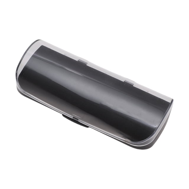 Estuche de gafas único y simple, almacenamiento portátil para gafas 6.18"x2.56"x1.38" negro