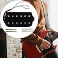 thumbnail image 1 of Pastilla de guitarra eléctrica de repuesto, fácil instalación, profesional, doble bobina, humbucker, accesorios para instrumentos musicales Puente de 52 mm, 1 of 10