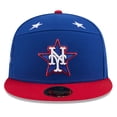thumbnail image 2 of Men's New Era Blue/Red  New York Mets 2025 MLB All-Star Game Workout Side Patch 59FIFTY Fitted Hat, 2 of 5