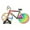 Multicolor66837, variante sur Rouleau Coupe-Pizza en Acier Inoxydable avec Poignée Ergonomique, Trancheuse Roue à Pizza Professionnelle pour la Pâtisserie à la Maison, Outil de Cuisine Allant au Lave-Vaisselle avec 3 Options de Couleur, Acier Inoxydable Antiadhésif
