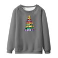 thumbnail image 3 of WXLWZYWL Holiday Sweatshirts Men Regular Crew Neck Long Sleeves Loose Tops Christmas Printed Sweatshirts Fall Winter Sweatshirts Pullover, 3 of 4