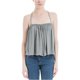 thumbnail image 2 of Max Studio London Blusa de muñeca con espalda cruzada para mujer, gris, grande, 2 of 2