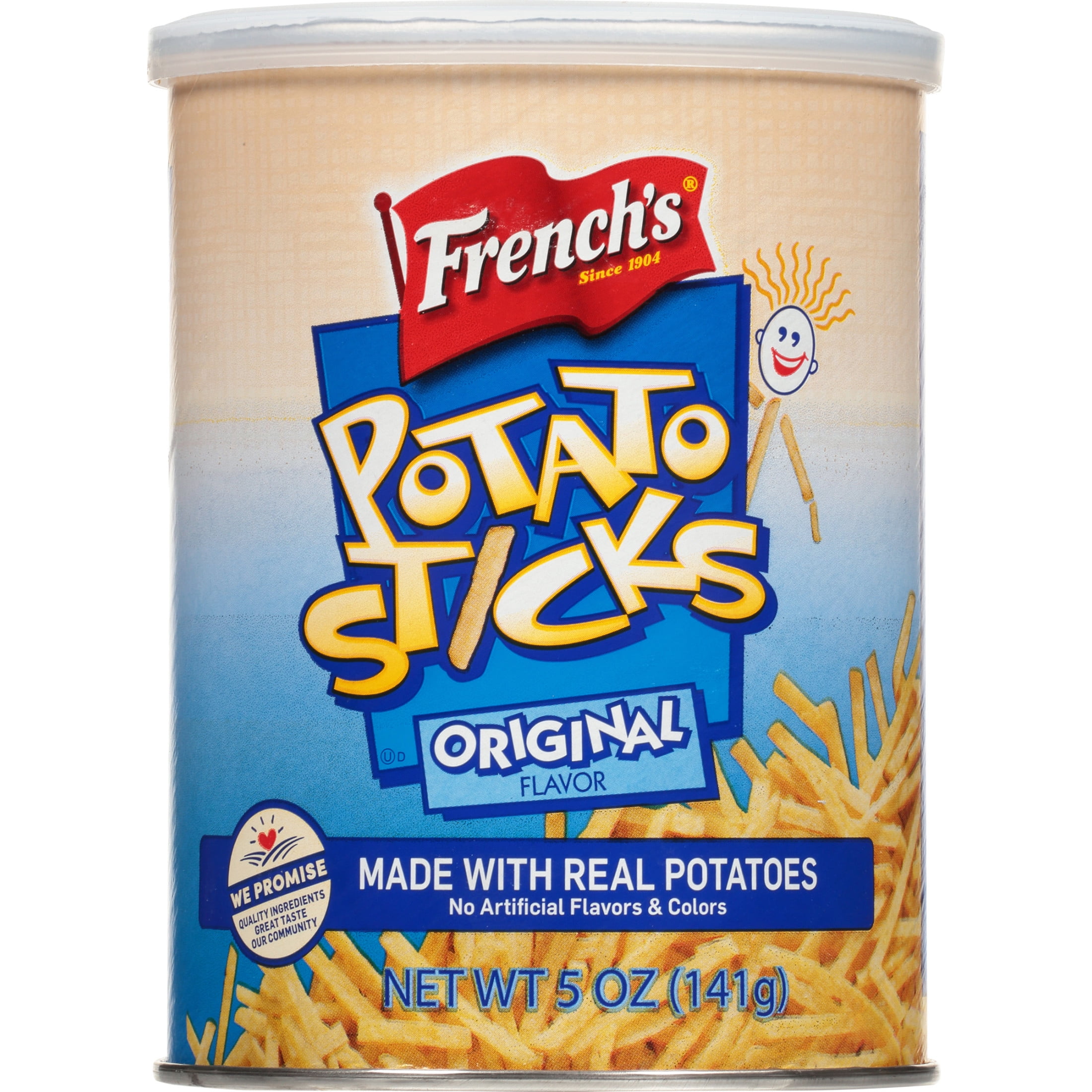 (12 pack) French's Kosher Original Potato Sticks, 5.0 oz Can