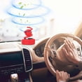 thumbnail image 4 of COM1950s Solar-Powered Car Air Freshener with Levitating Rotating Double Ring for 360-Degree Fragrance Diffusion, Long-Lasting Solid Perfume Core, Compact Resin Material for Vehicle Interior Decor, 4 of 5