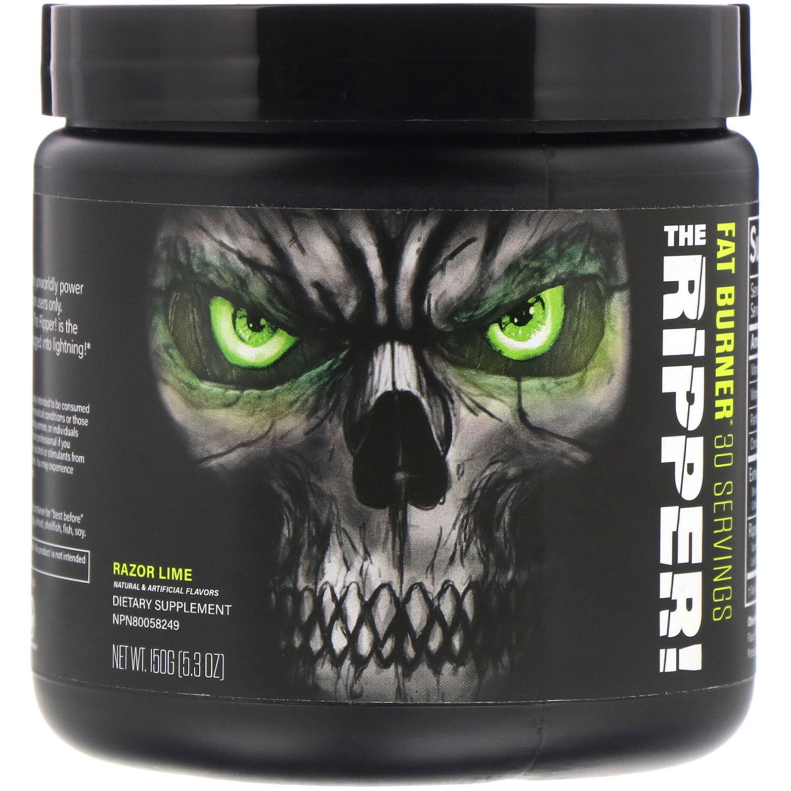 Jnx Sports The Ripper Fat Burner Razor Lime 5 3 Oz 150 G Walmart Com