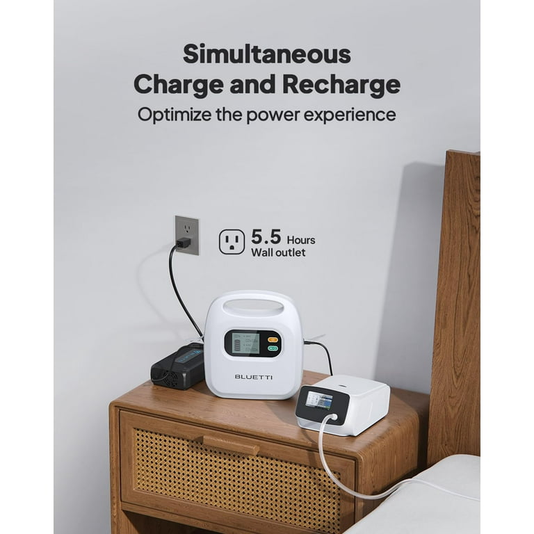 BLUETTI CPAP Battery Backup X30, Portable 297Wh Power Bank, Travel