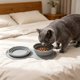 thumbnail image 5 of Cuenco plegable doble para mascotas con protuberancias de alimentación lenta, plato portátil de silicona para comida y agua para perros y gatos pequeños y medianos, ideal para viajes y almacenamiento., 5 of 9