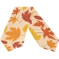 thumbnail image 2 of Coolnut 13"x70" Rectangle Cloth Table Runner Colorful Autumn Leaves Table Cover for Wedding Birthday Holiday, 2 of 5